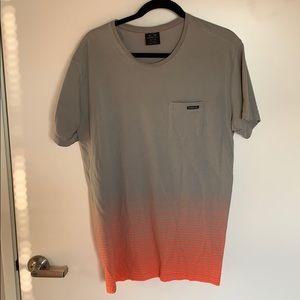 Oakley Tan and Electric Orange Pocket T Shirt